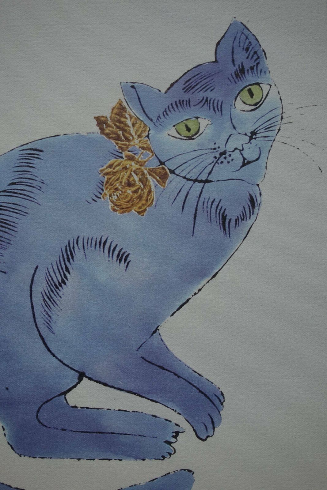 Fine Pop Art Limited Edition Print   Illustration   Cat, Andy Warhol, Signed & Numbered photo furniture