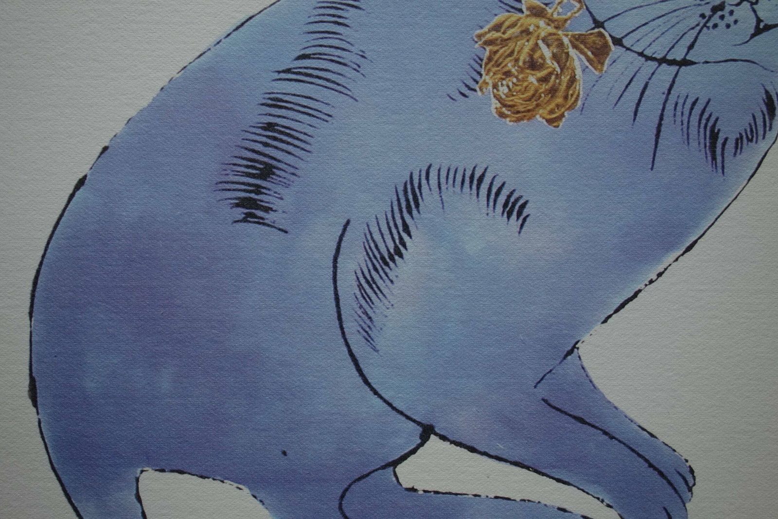 Fine Pop Art Limited Edition Print   Illustration   Cat, Andy Warhol, Signed & Numbered photo vinterior