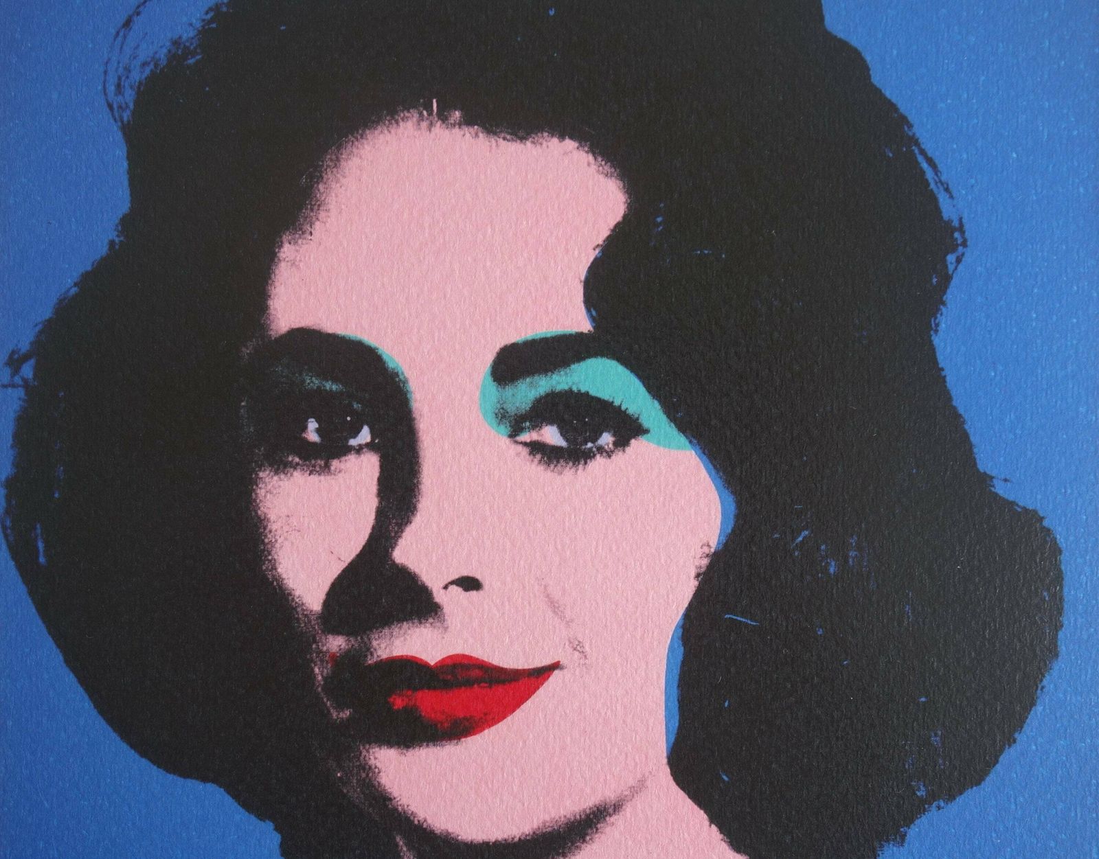 Fine Pop Art Limited Edition Print – Elizabeth Taylor, Andy Warhol, Signed & Numbered photo for sale