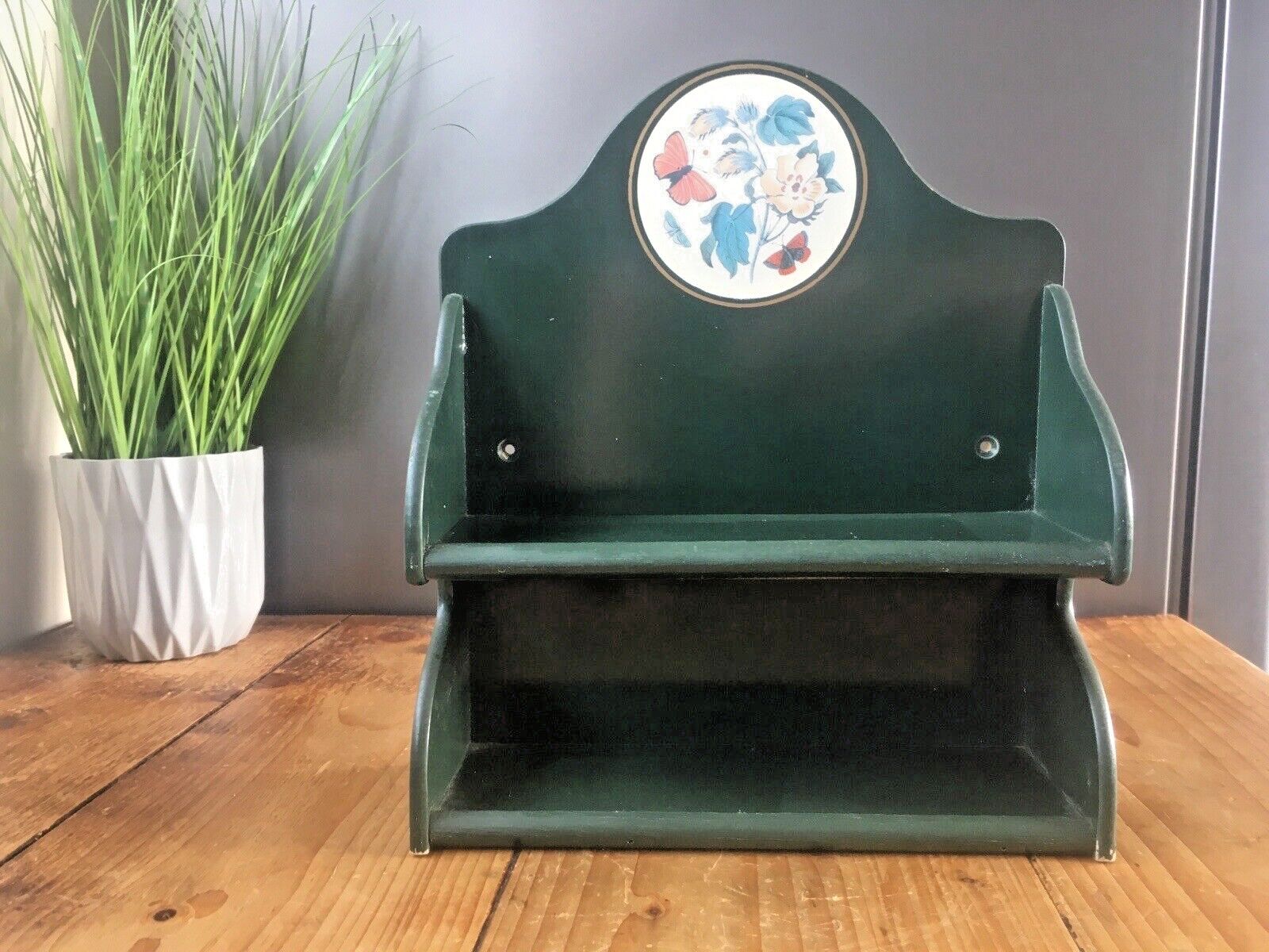 Rare Portmeirion Display Shelf Rack For Set Botanic Garden Herb Spice Jars Pots