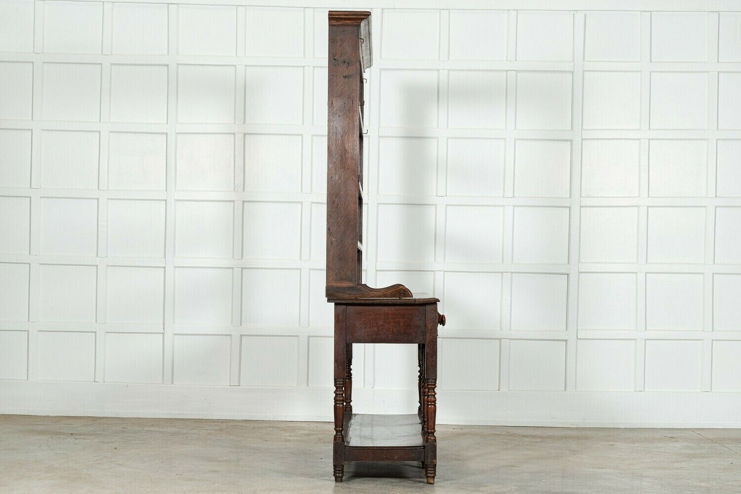 18thc English George II Oak Potboard Dresser photo vintage