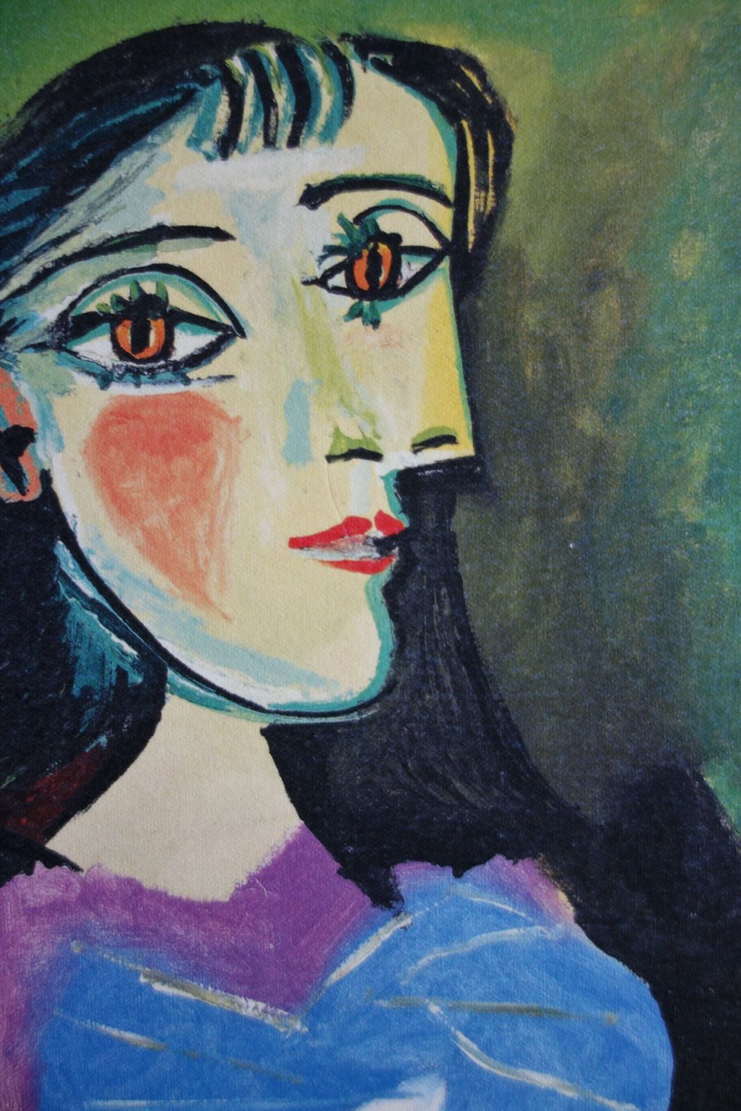 Fine Cubist Edition Print   Portrait Of A Woman, Pablo Picasso, Signed & Stamped photo buy