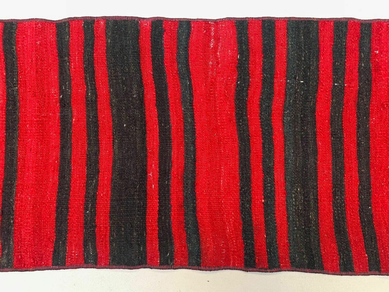 Old Turkish Narrow Kilim Runner 380x45 Cm Shabby Chic, Vintage Kelim photo vintage