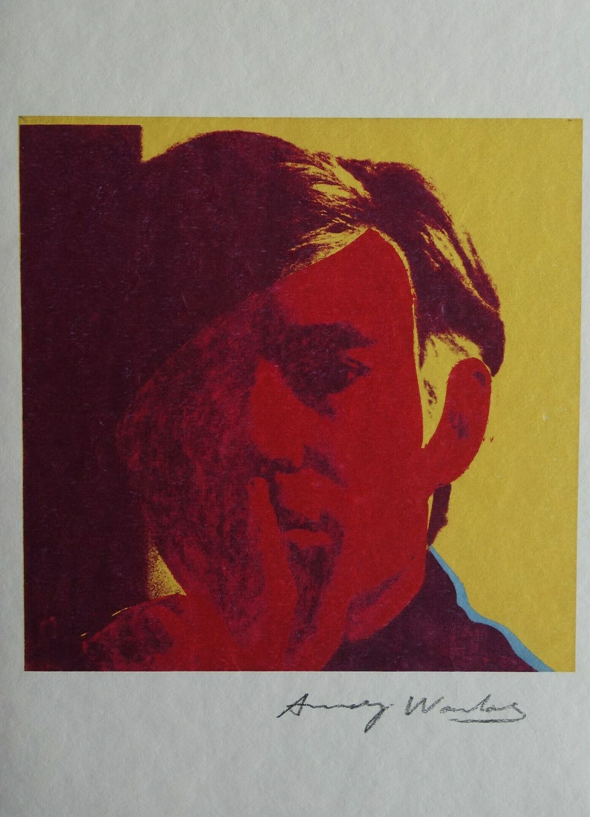 Fine Pop Art Limited Edition Print – Self Portrait Series, Andy Warhol, Signed Trial Proof