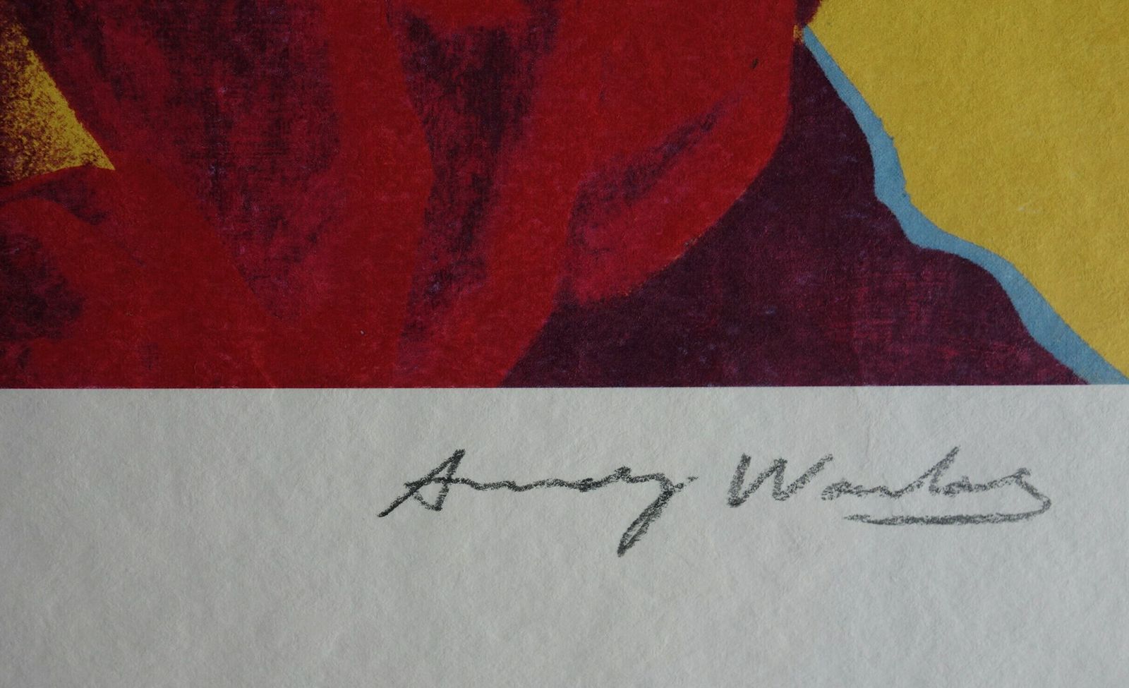 Fine Pop Art Limited Edition Print – Self Portrait Series, Andy Warhol, Signed Trial Proof photo furniture