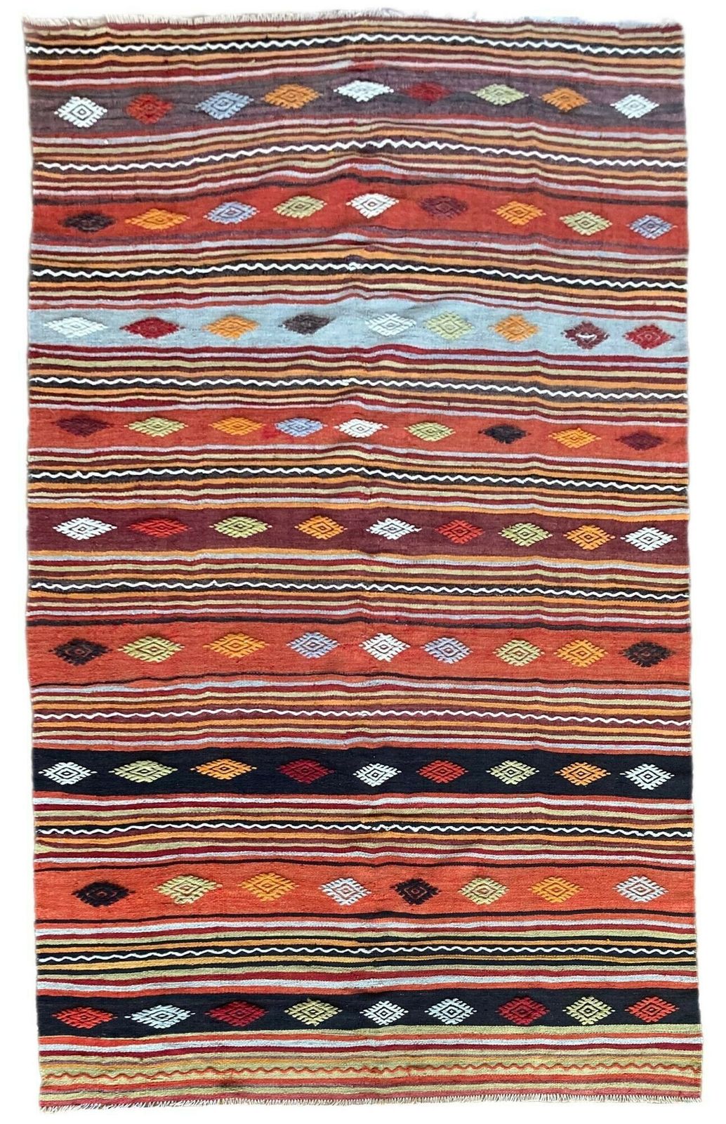 Vintage Anatolian Kilim 2.95m X 1.64m