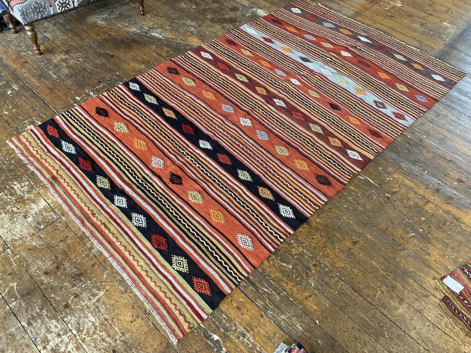 Vintage Anatolian Kilim 2.95m X 1.64m photo 750.0