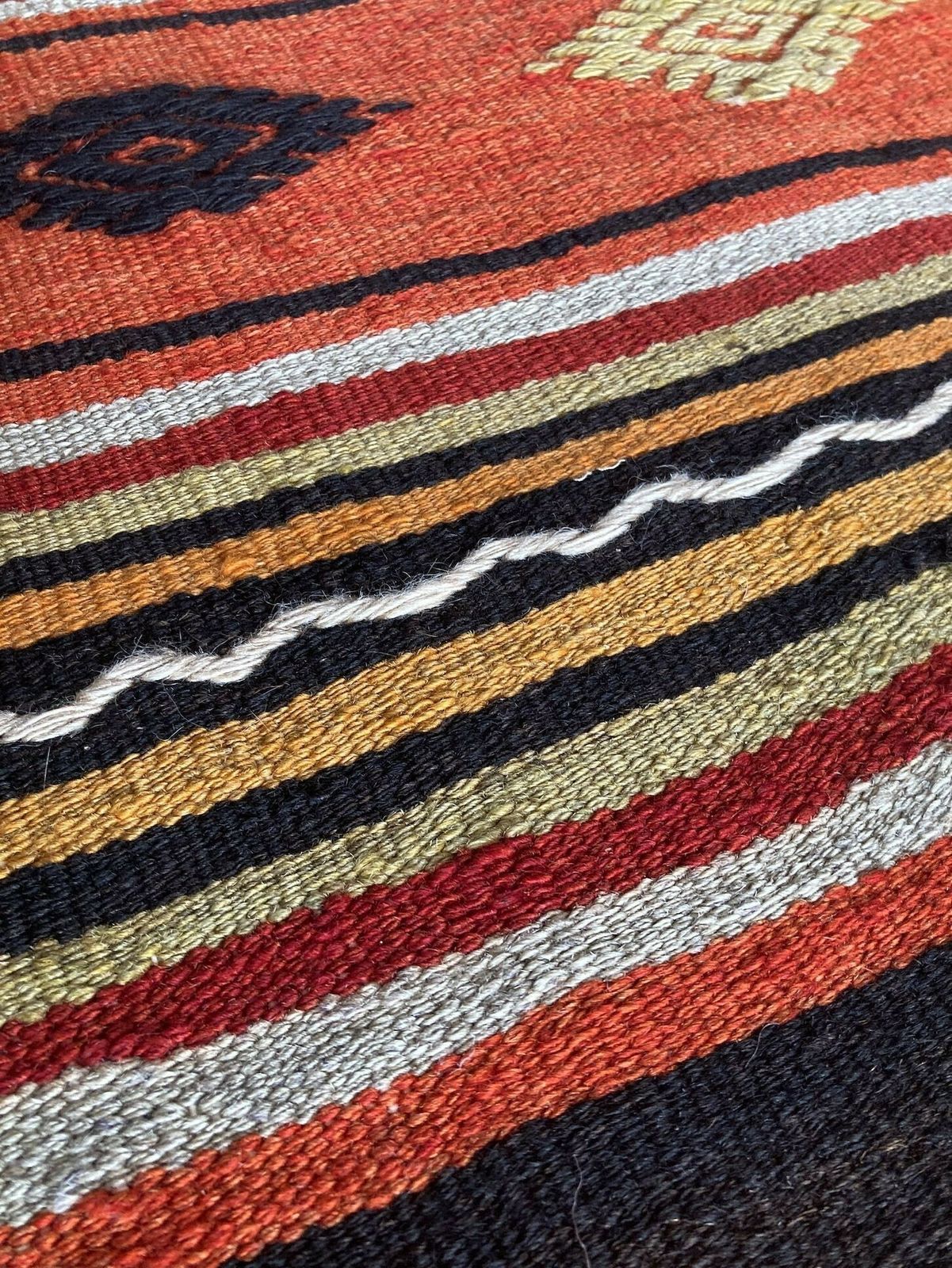 photo for sale Vintage Anatolian Kilim 2.95m X 1.64m