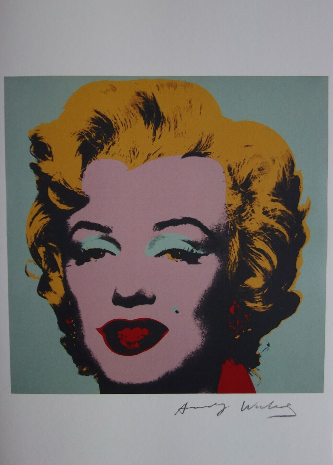 Fine Pop Art Limited Edition Print – Marylin Monroe, Andy Warhol, Signed & Numbered