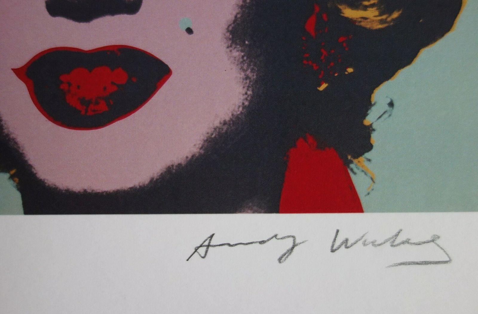 Fine Pop Art Limited Edition Print – Marylin Monroe, Andy Warhol, Signed & Numbered photo furniture