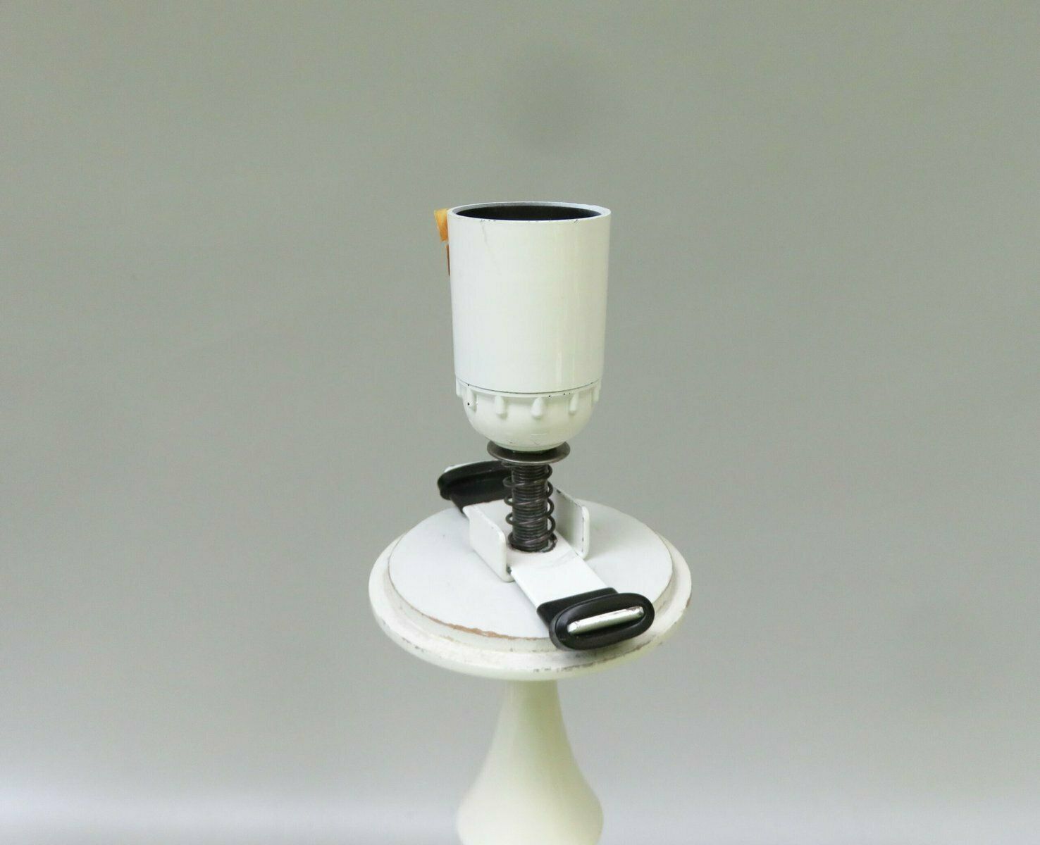 5695.0 Large Space Age Table Lamps In Tempe Wood Aluminum And Glass From Temde 1970s Set Of 2 photo