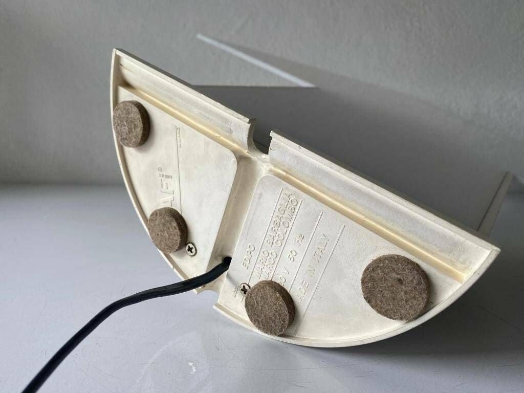 photo for sale White Plexiglass Table Lamp By Mario Barbaglia & Marco Colombo For Paf Studio, 1980s, Italy