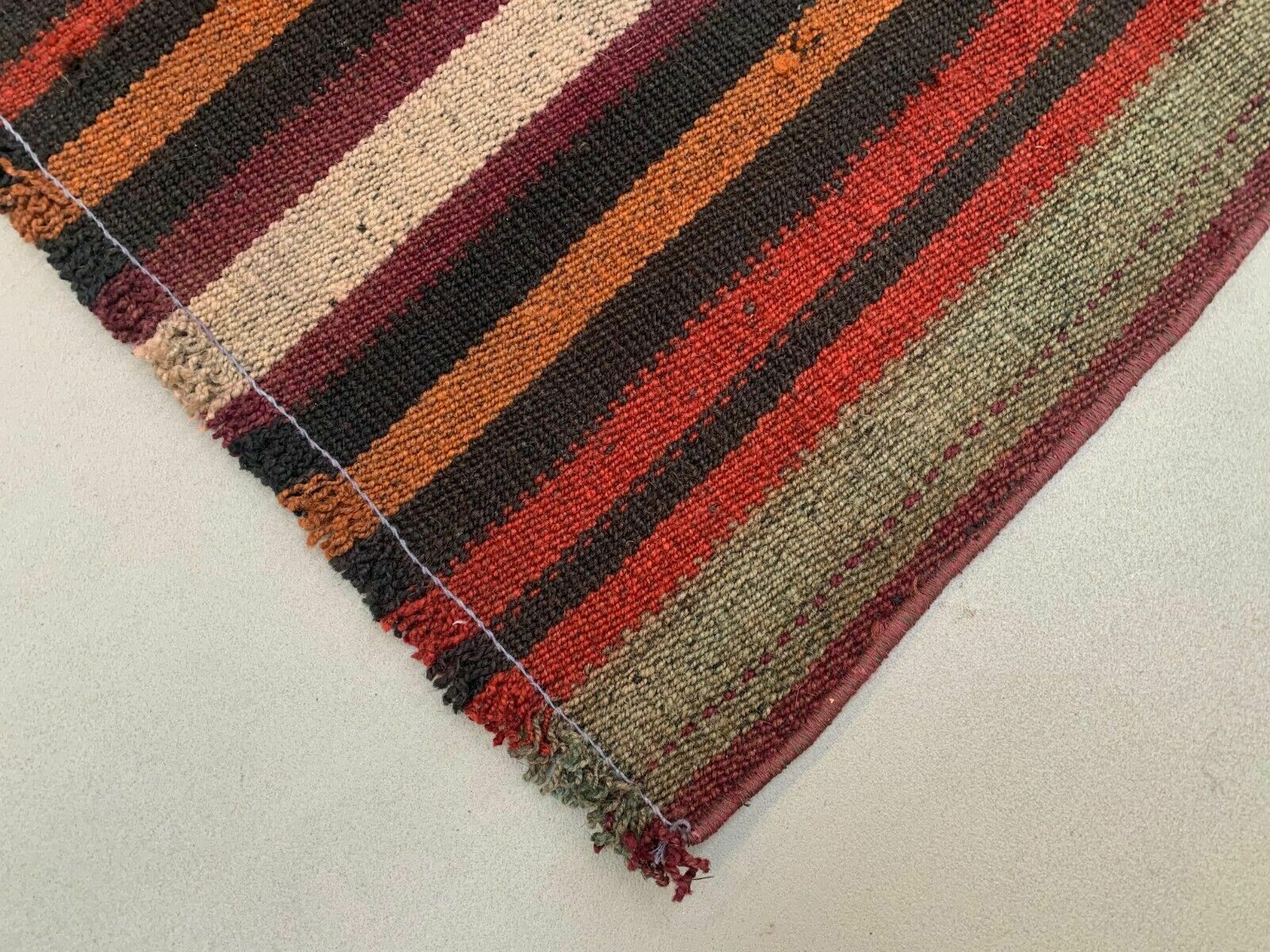 Old Turkish Narrow Kilim Runner 365x46 Cm Shabby Chic, Vintage Kelim photo Textiles