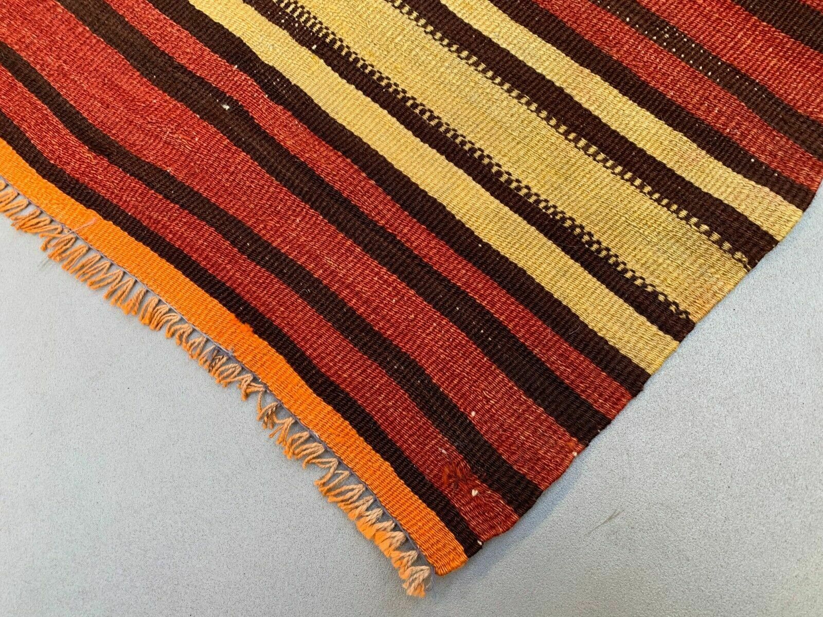 Old Turkish Narrow Kilim Runner 175x61 Cm Shabby Chic, Vintage Kelim photo 195.0