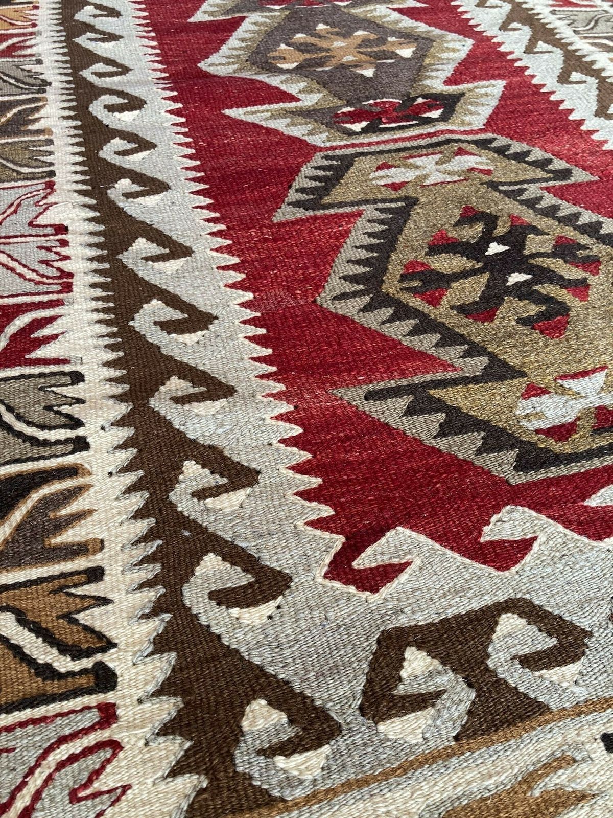 photo furniture Vintage Anatolian Kilim 1.35m X 0.74m