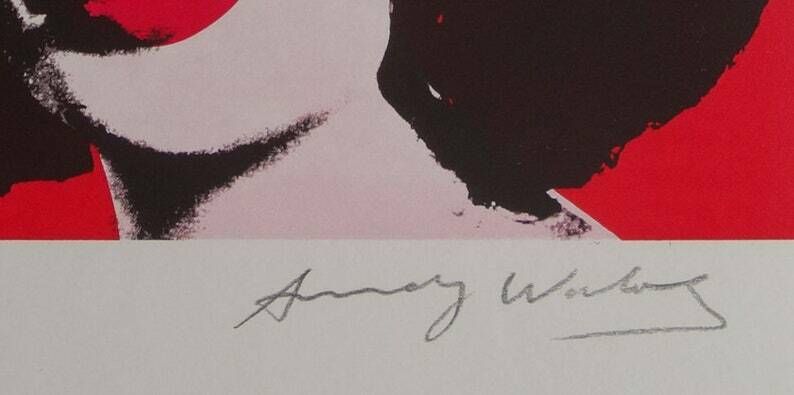 Fine Pop Art Limited Edition Print – Elizabeth Taylor, Andy Warhol, Signed & Numbered photo Art
