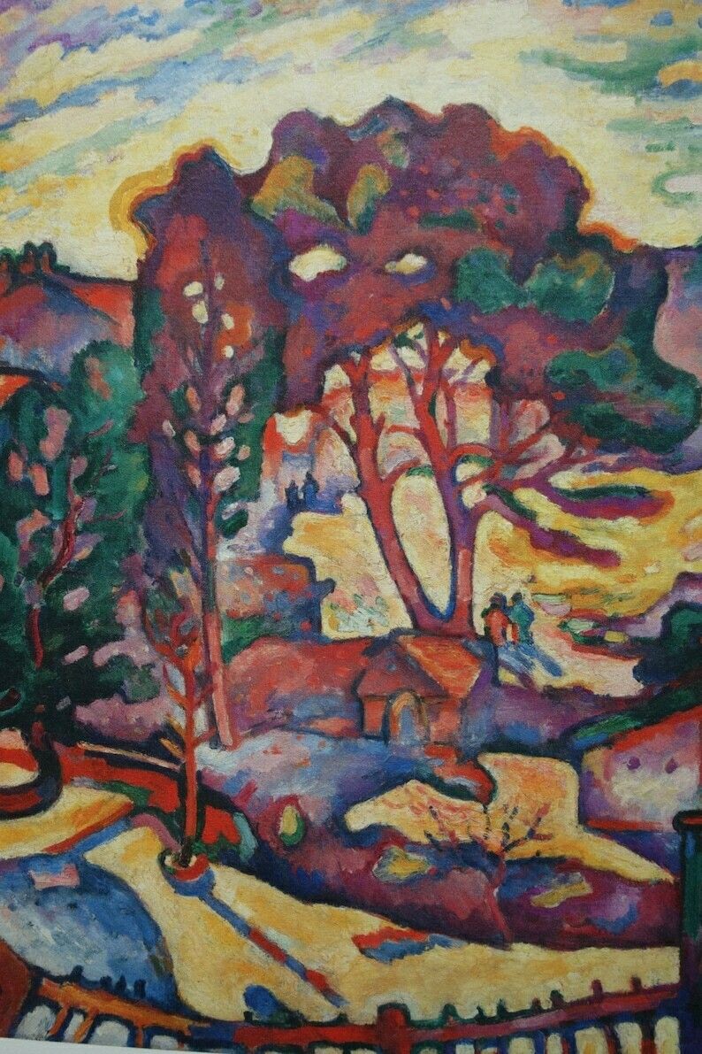 Fine Cubist Limited Edition Print – Landscape, Georges Braque, Signed & Numbered photo for sale