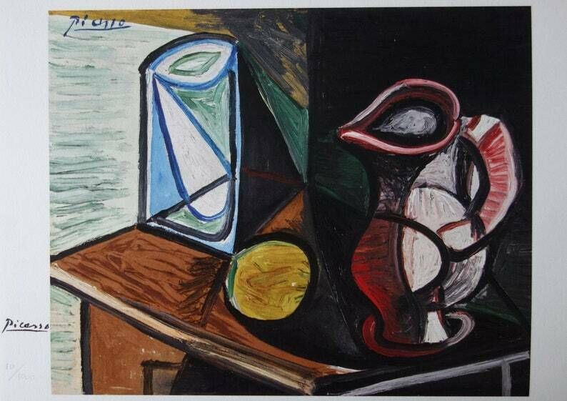 Fine Cubist Limited Edition Print – Still Life, Pablo Picasso, Signed & Numbered