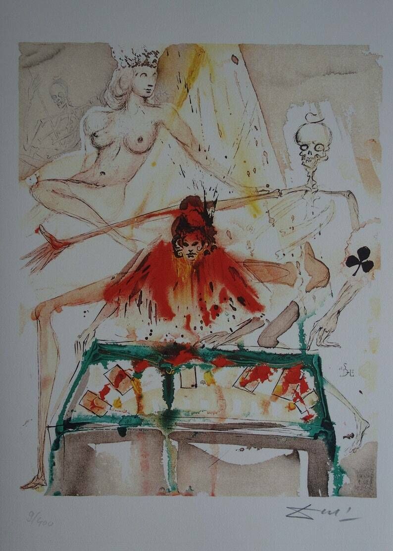 Fine Surrealist Limited Edition Print, Salvador Dali, Signed & Numbered In Pencil