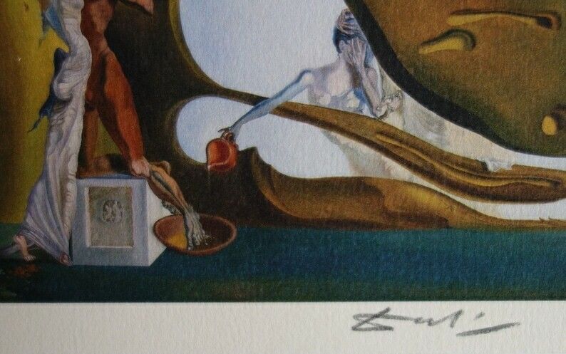 Fine Surrealist Limited Edition Print, Salvador Dali, Signed & Numbered In Pencil photo Art