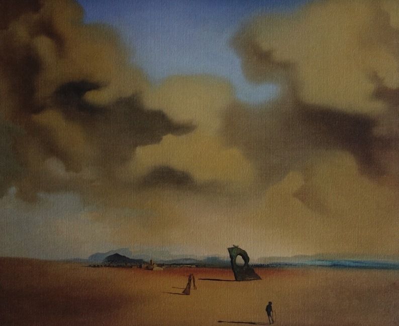 Fine Surrealist Limited Edition Print, Salvador Dali, Signed & Numbered In Pencil photo furniture