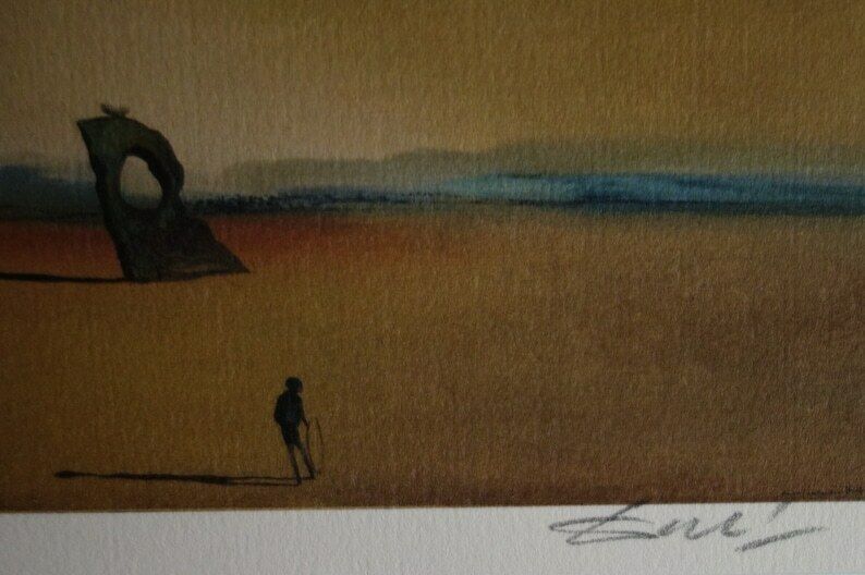 Fine Surrealist Limited Edition Print, Salvador Dali, Signed & Numbered In Pencil photo Art