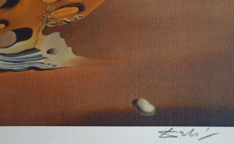 Fine Surrealist Limited Edition Print, Salvador Dali, Signed & Numbered In Pencil photo vinterior