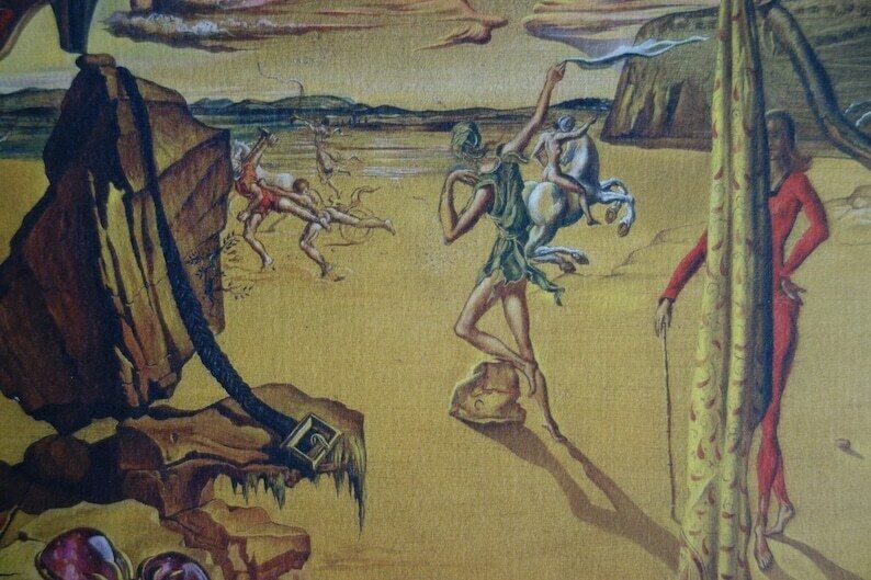 Fine Surrealist Limited Edition Print, Salvador Dali, Signed & Numbered In Pencil photo for sale