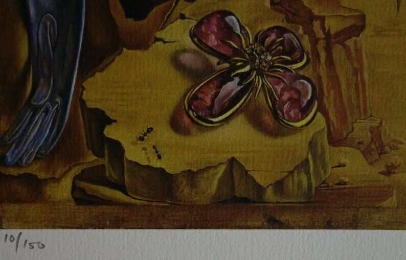 Fine Surrealist Limited Edition Print, Salvador Dali, Signed & Numbered In Pencil photo 214.0
