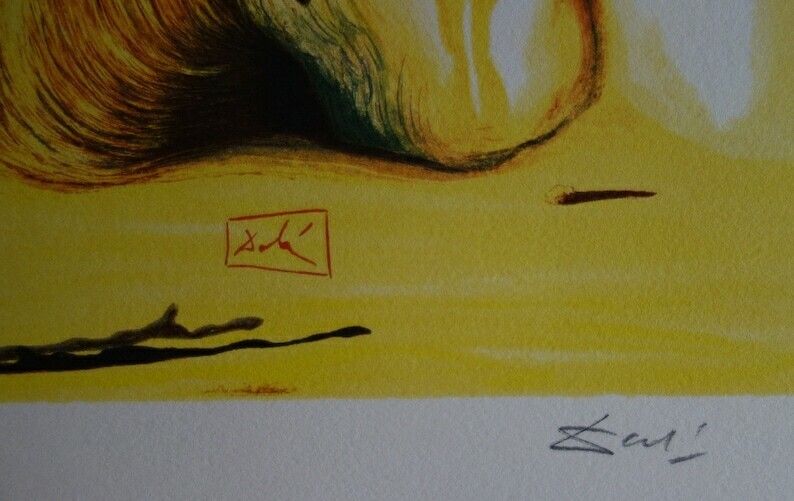 Fine Surrealist Limited Edition Print, Salvador Dali, Signed & Numbered In Pencil photo Art
