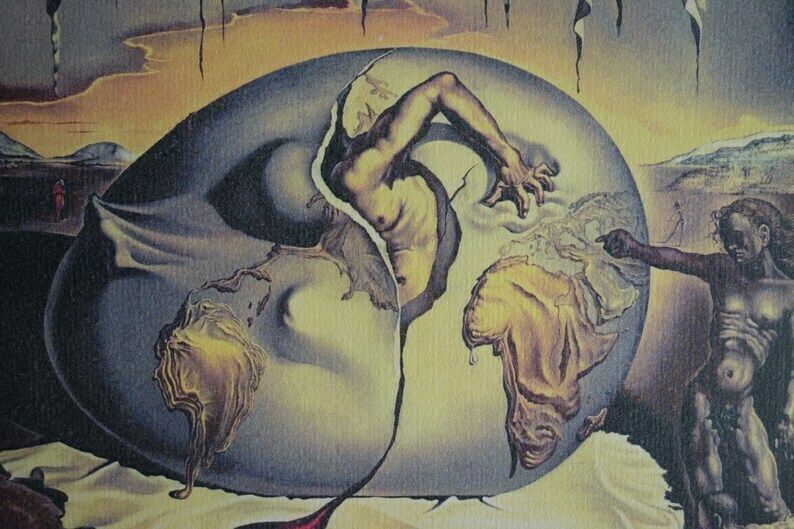 Fine Surrealist Edition Print, Salvador Dali, Signed & Stamped photo for sale