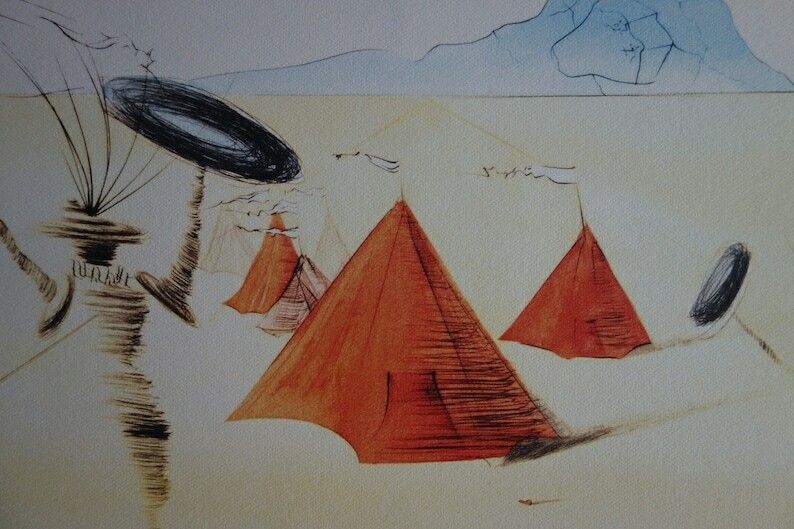 Fine Surrealist Limited Edition Print, Salvador Dali, Signed & Numbered In Pencil photo for sale