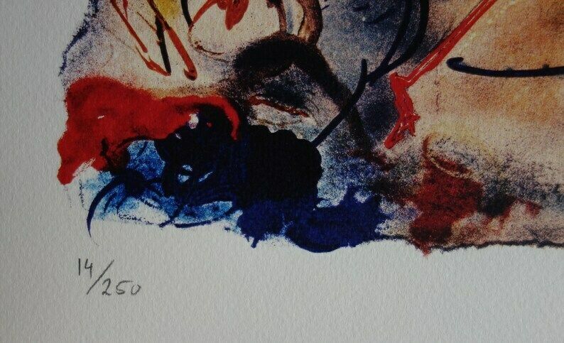 Fine Surrealist Limited Edition Print, Salvador Dali, Signed & Numbered In Pencil photo 208.0