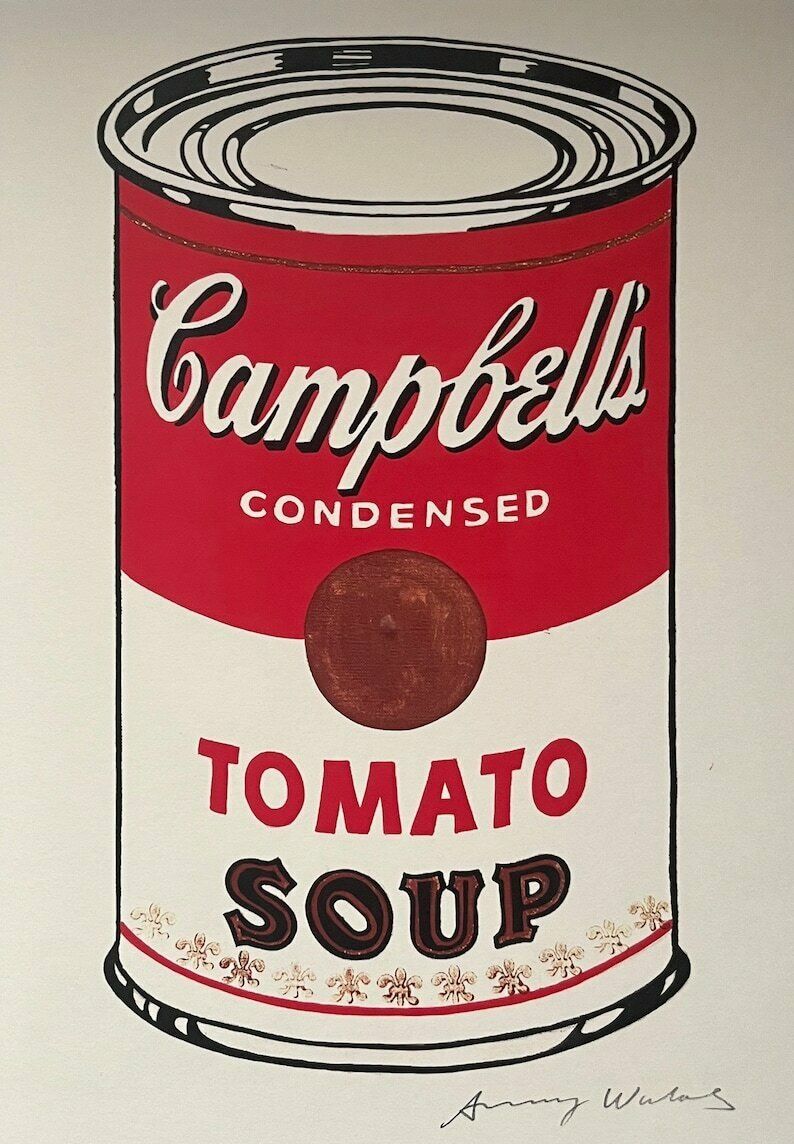 Fine Pop Art Limited Edition Print – Campbell’s Soup Can, Andy Warhol, Hand Signed & Numbered, With Estate Stamp