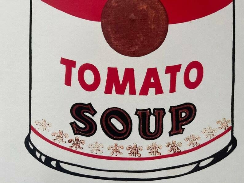 photo furniture Fine Pop Art Limited Edition Print – Campbell’s Soup Can, Andy Warhol, Hand Signed & Numbered, With Estate Stamp