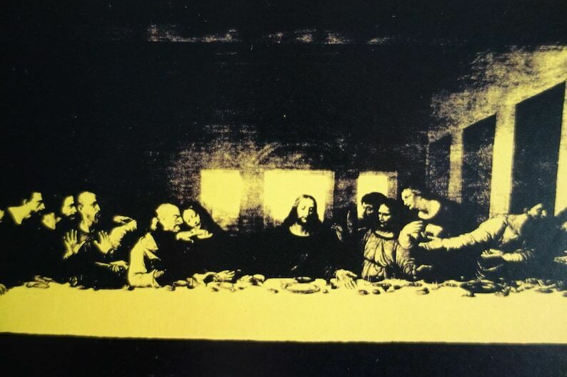 Fine Pop Art Limited Edition Print – Last Supper, Andy Warhol, Stamp Signed photo for sale