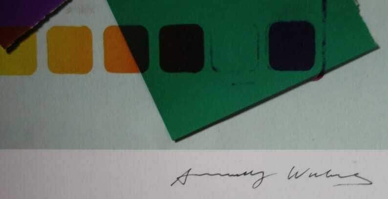 Fine Pop Art Limited Edition Print   Watercolor Kit, Andy Warhol, Signed Trial Proof, With Estate Stamp photo Art