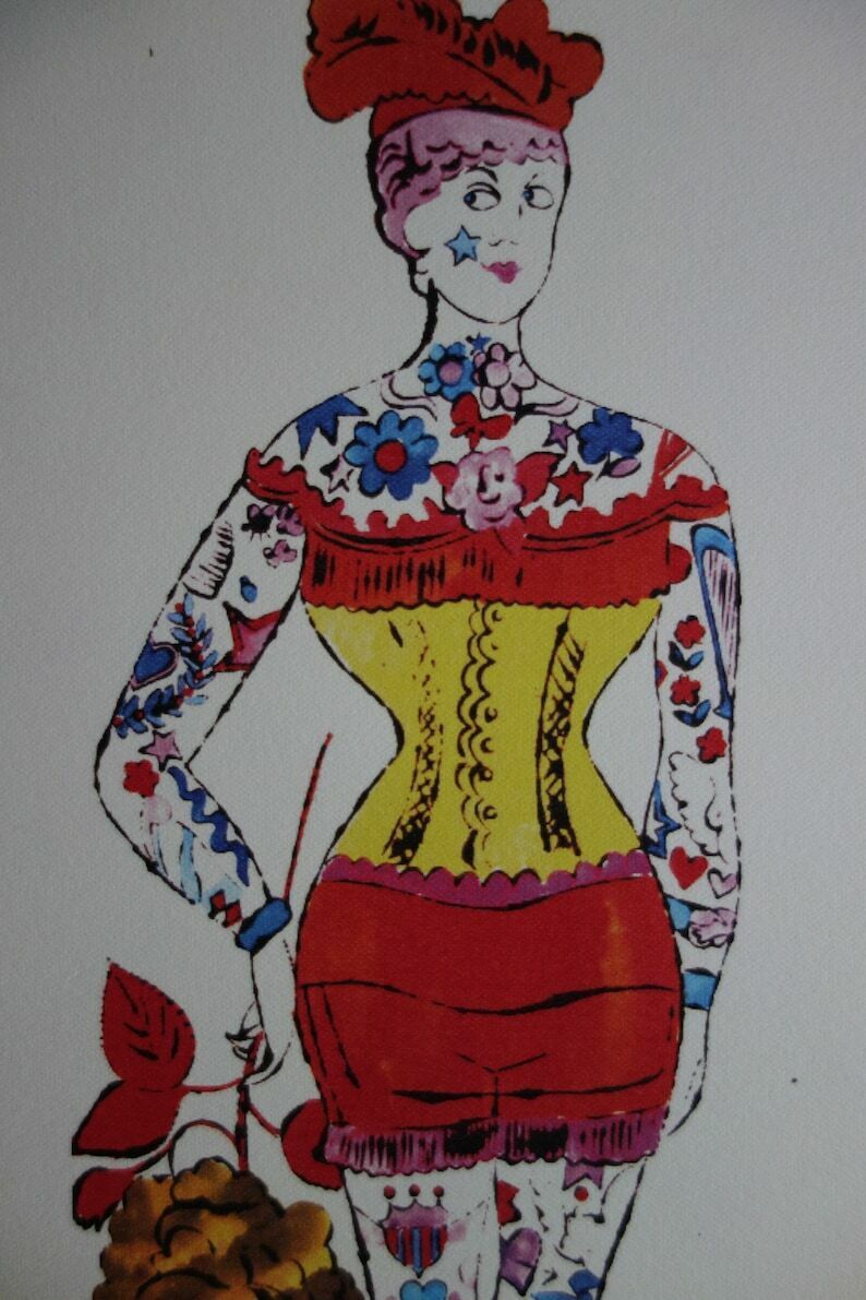 Fine Pop Art Limited Edition Print   Illustration   Woman, Andy Warhol, Signed & Numbered photo furniture