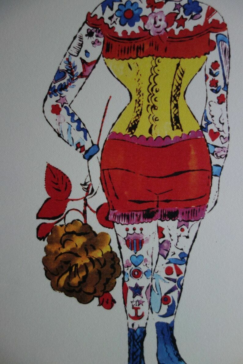Fine Pop Art Limited Edition Print   Illustration   Woman, Andy Warhol, Signed & Numbered photo Art
