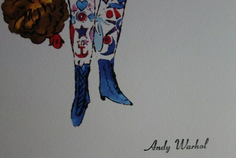 Fine Pop Art Limited Edition Print   Illustration   Woman, Andy Warhol, Signed & Numbered photo 165.0
