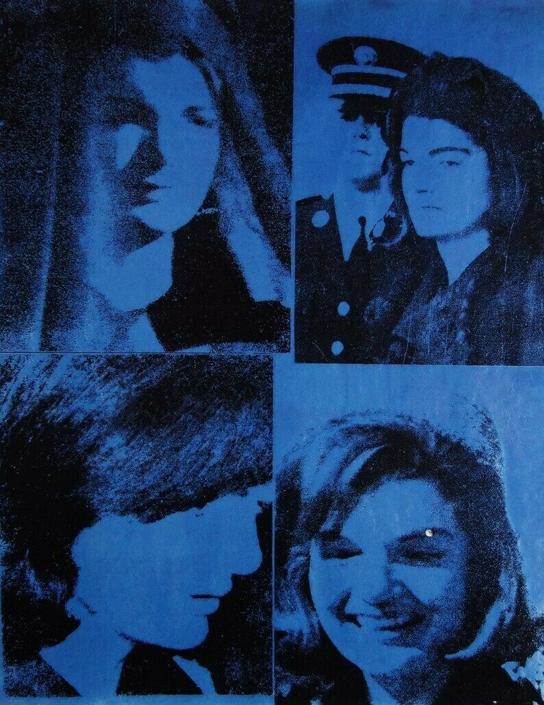 Fine Pop Art Limited Edition Print – Jackie Kennedy, Andy Warhol, Signed Trial Proof photo furniture
