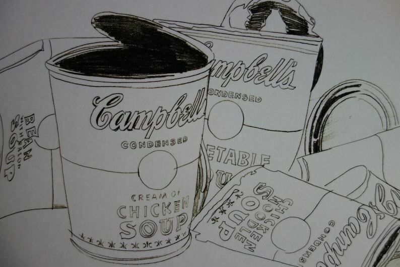 Fine Pop Art Limited Edition Print – Campbell’s Soup Can, Andy Warhol, Hand Signed & Numbered, With Estate Stamp photo for sale