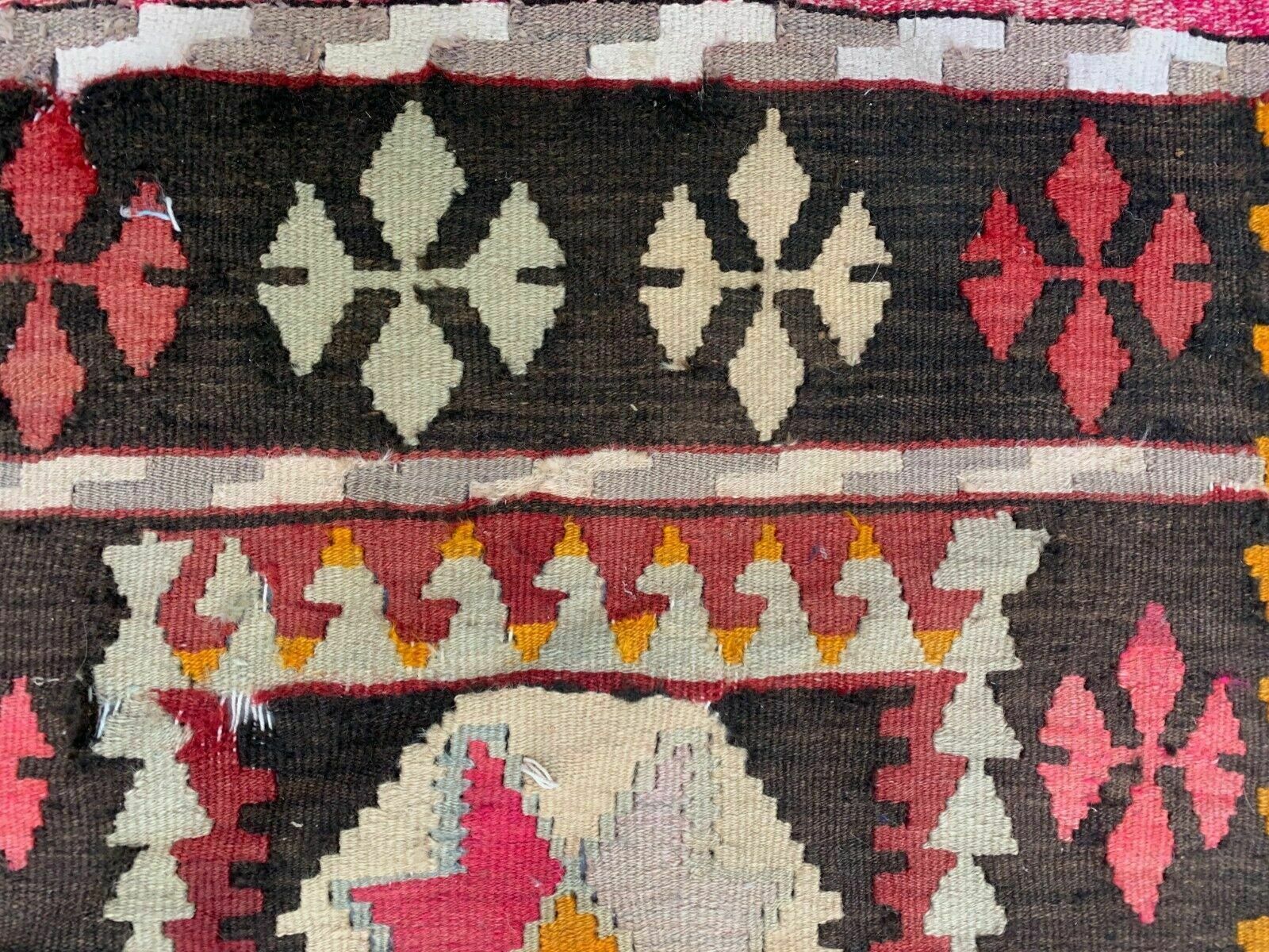 Old Turkish Narrow Kilim Runner 122x51 Cm Shabby Chic, Vintage Kelim photo buy