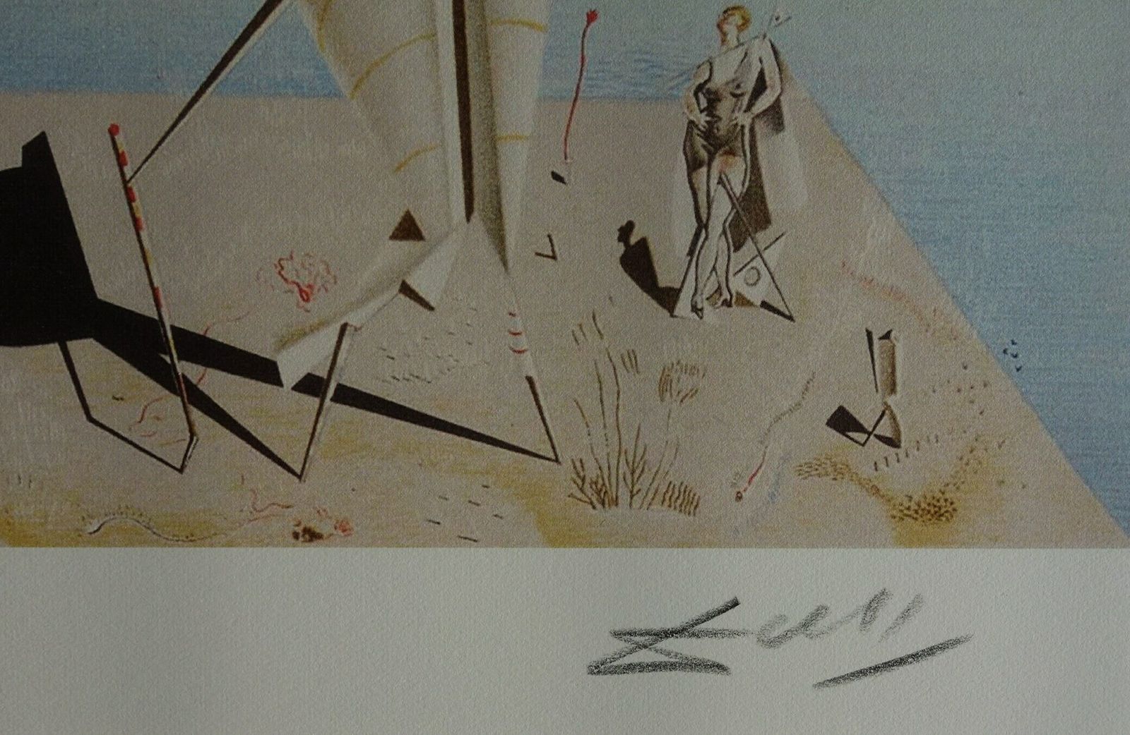 Fine Surrealist Limited Edition Print, Salvador Dali, Signed & Numbered In Pencil photo for sale