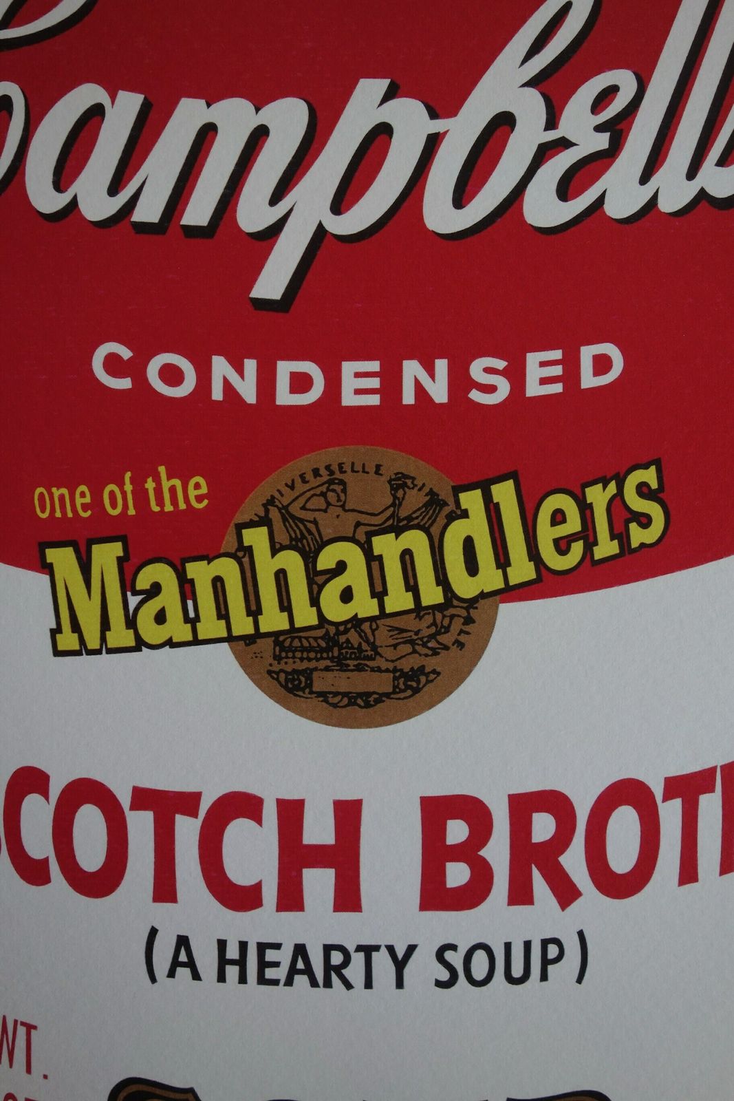 Fine Pop Art Limited Edition Print – Campbell’s Soup Can, Andy Warhol, Signed & Numbered, With Estate Stamp photo furniture