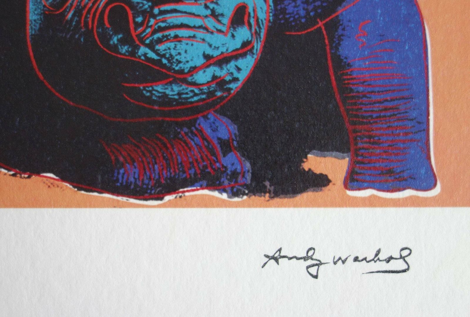 Fine Pop Art Limited Edition Print   Animal Series   Rhinoceros, Andy Warhol, Signed & Numbered photo for sale