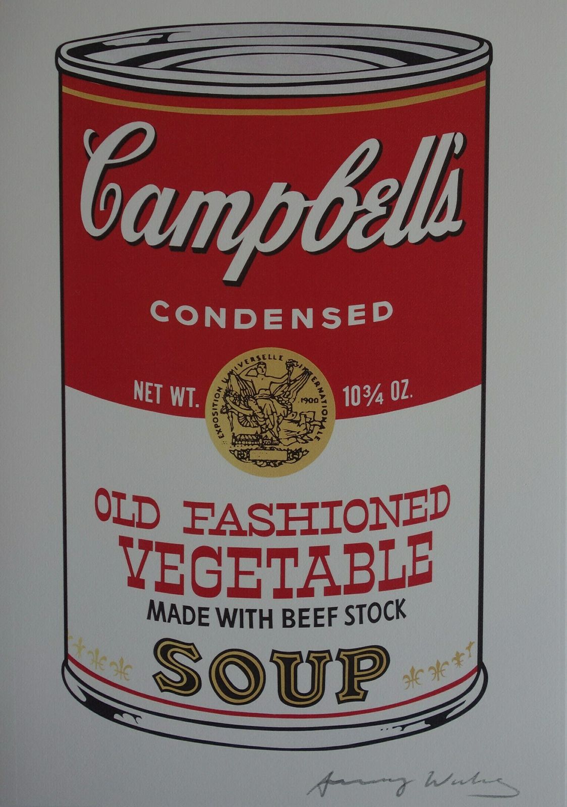Fine Pop Art Limited Edition Print – Campbell’s Soup Can, Andy Warhol, Signed & Numbered, With Estate Stamp