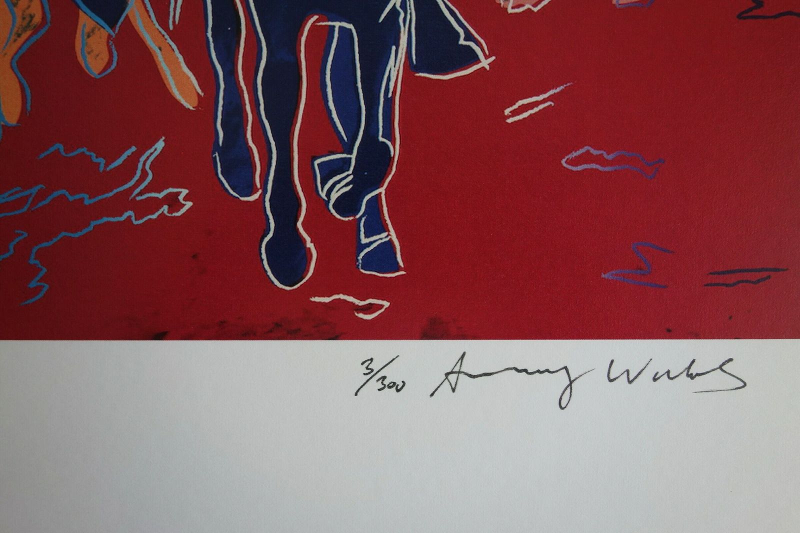 Fine Pop Art Limited Edition Print   Western Cowboys, Andy Warhol, Signed & Numbered photo furniture
