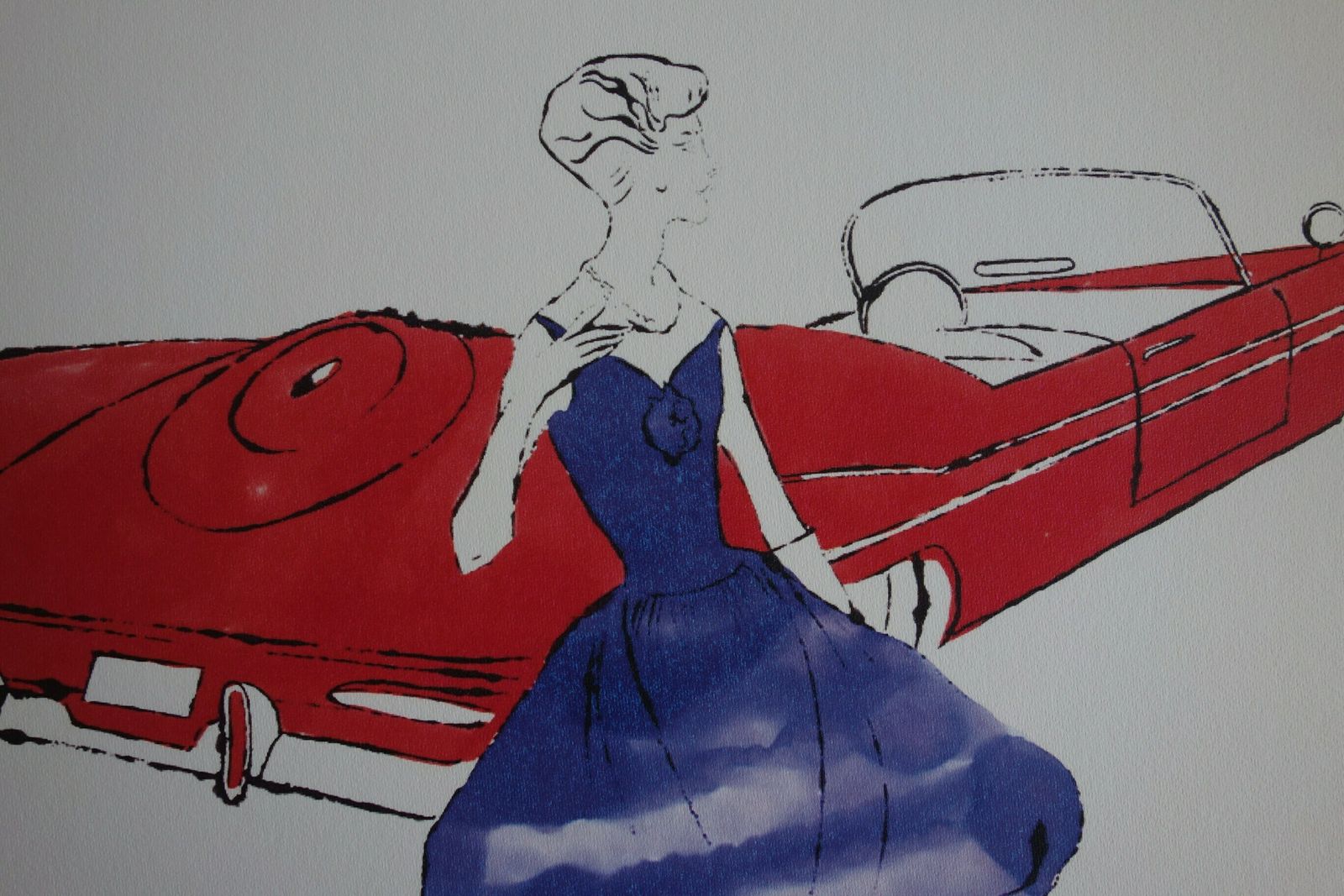 Fine Pop Art Limited Edition Print   Illustration   Woman, Andy Warhol, Signed & Numbered photo furniture