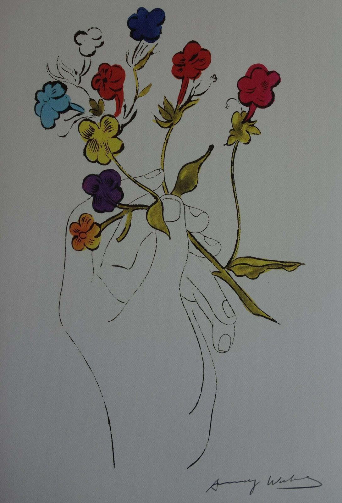 Fine Pop Art Limited Edition Print   Illustration   Flowers, Andy Warhol, Signed & Numbered